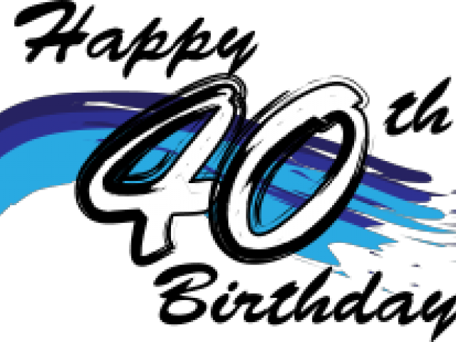 Happy 40th Birthday Clipart - Happy 80th Birthday Png (640x480), Png Download