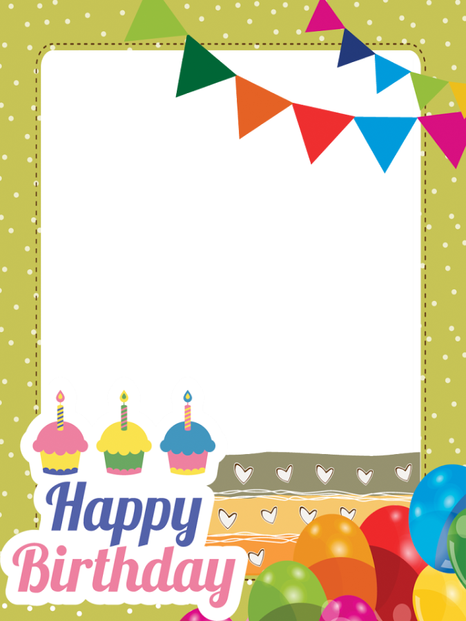 Report Abuse - Birthday Photo Frame Collage (675x900), Png Download