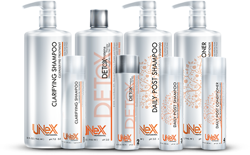 Unex Detox Hair Therapy With Vitamin B7 Full Kit - Unex Keratin (500x500), Png Download