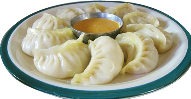 Chicken And Veg Momos - Mo Mo In Png (620x349), Png Download