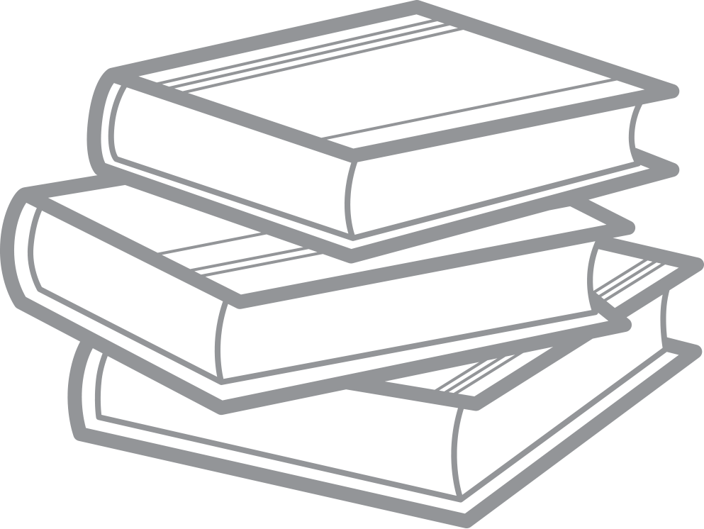 File - Literature - Books Black N White (993x746), Png Download