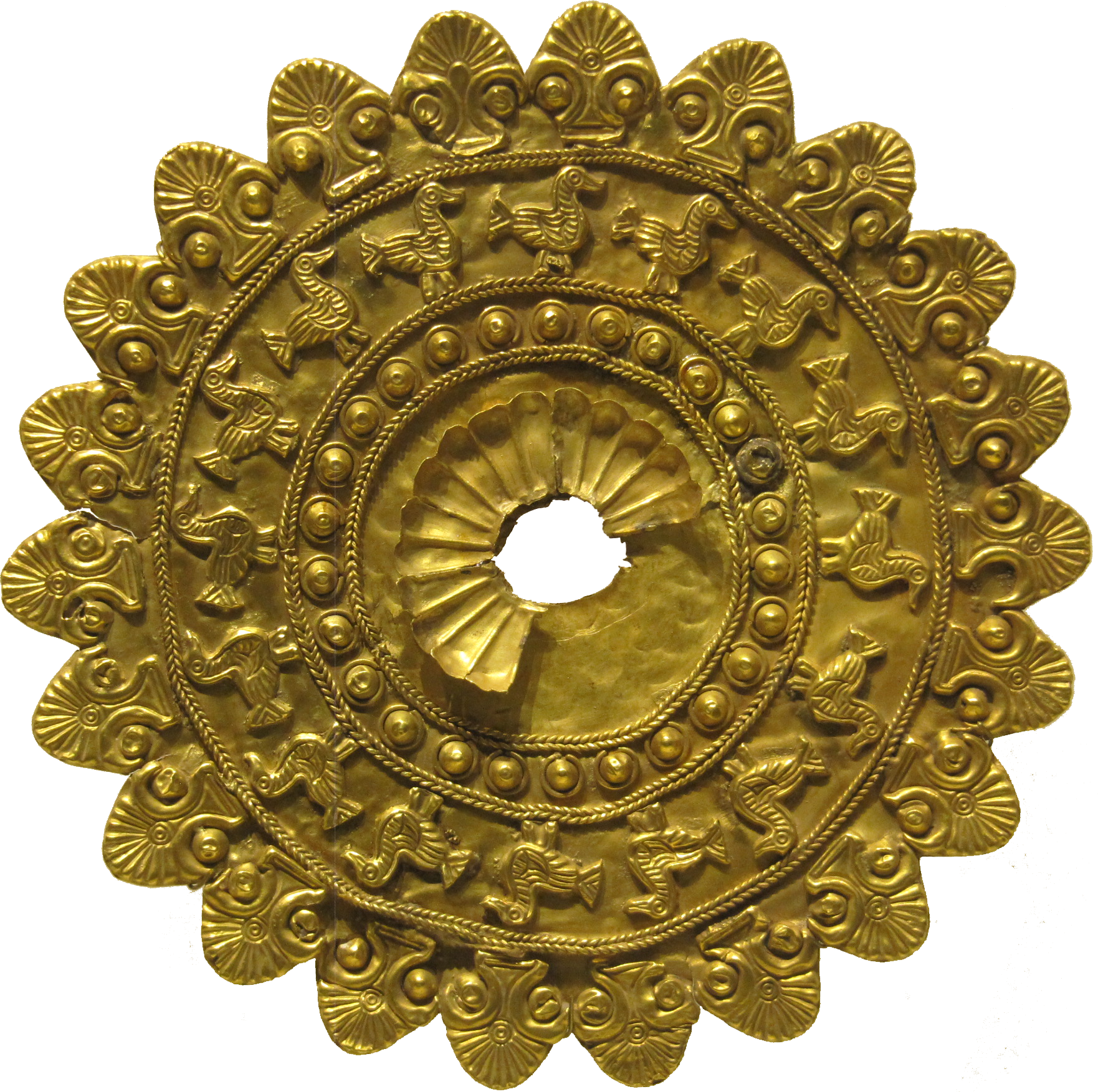 Akhalgori Gold Disk, 4th Cent Bce - Special Offer Signs (1762x1753), Png Download
