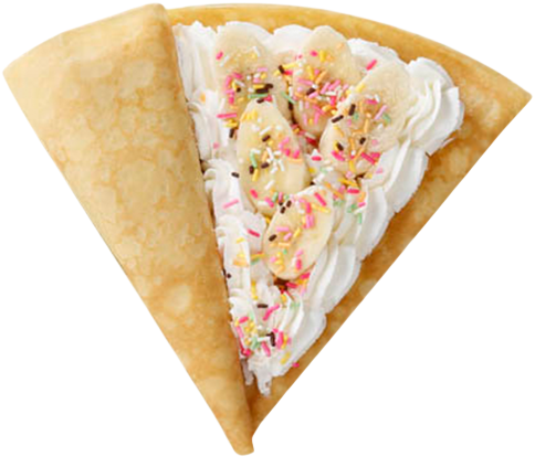 • Food Yum Crepes Png Transparent Momo - Crêpe (650x650), Png Download