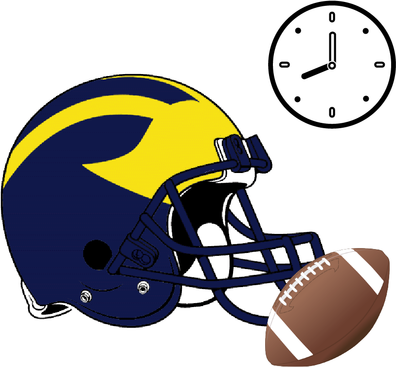 Download Michigan Game Day Itinerary Daytripper University Clipart Osu Vs Michigan Helmet Full Size Png Image Pngkit