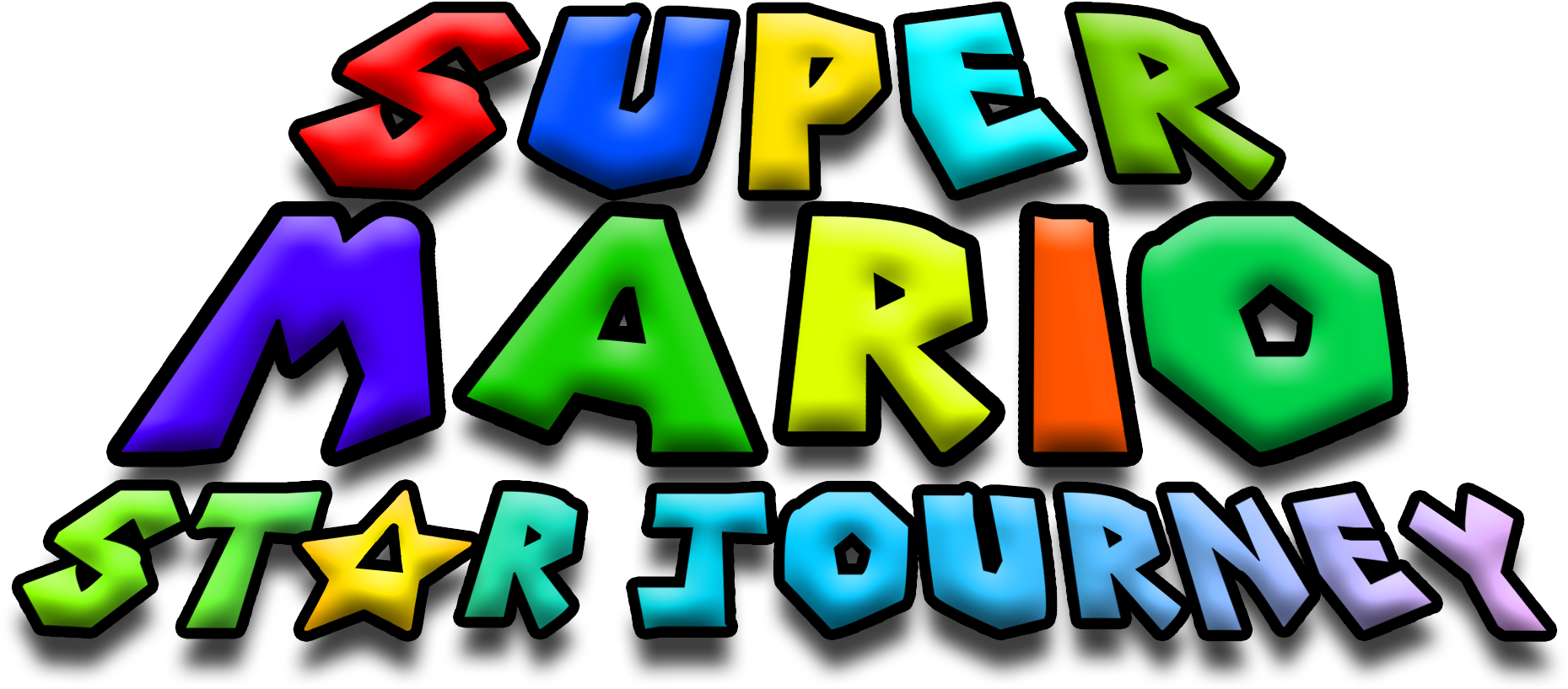 Super Mario Star Journey (2000x903), Png Download
