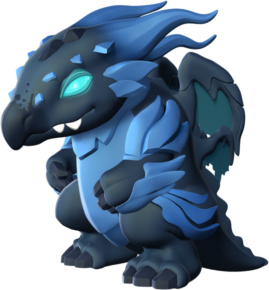 Shadow Dragon - Dragon Mania Legends Sombra (1098x1182), Png Download