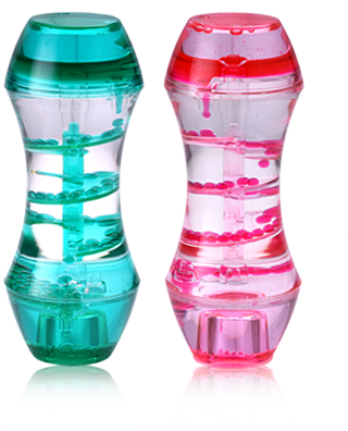 Cylinder Liquid Sand Timer Seconds Toy - Sock (800x800), Png Download