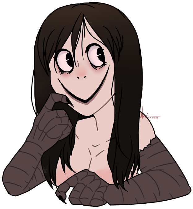 Hd - Https - //www - Deviantart - - Momo Creepypasta Fan Art (719x693), Png Download