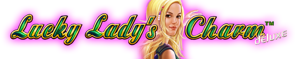 How To Play Lucky Lady's Charm Deluxe - Lucky Lady Charm Logo (1228x247), Png Download