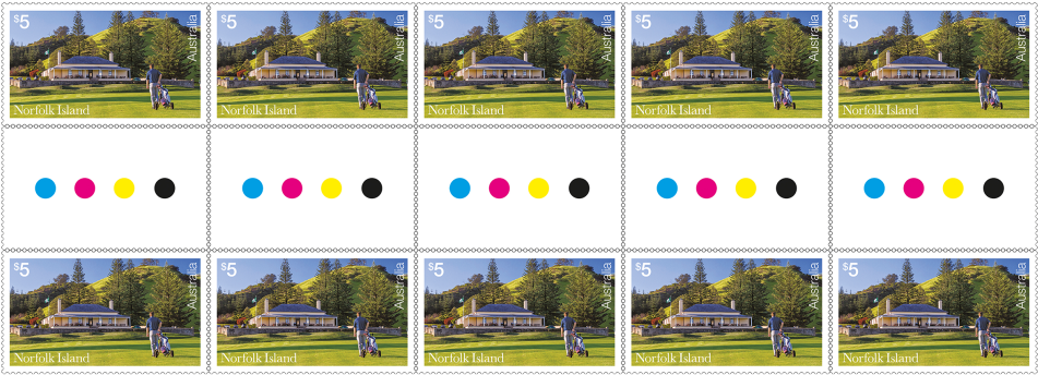Norfolk Island Golf Gutter Strip - House (970x545), Png Download