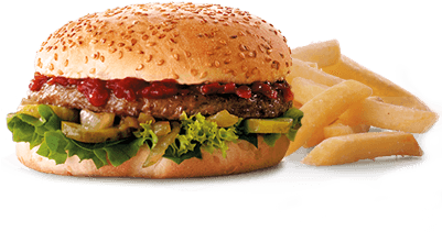 Wimpy-burger Food Arrow Element - French Fries (400x300), Png Download