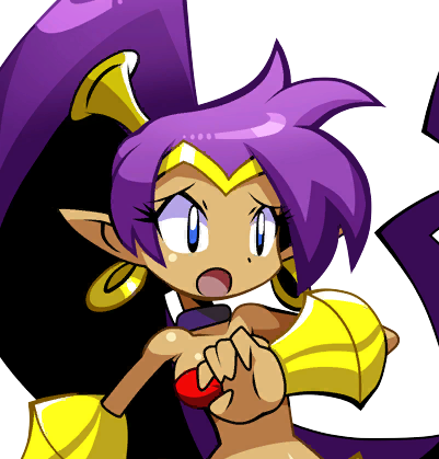 Spoilers - Shantae Worried (401x419), Png Download