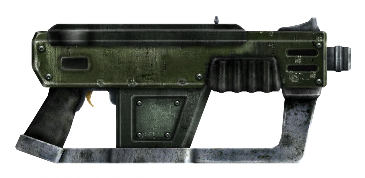 7mm Submachine Gun - Fallout 12.7 Mm Smg (1200x586), Png Download