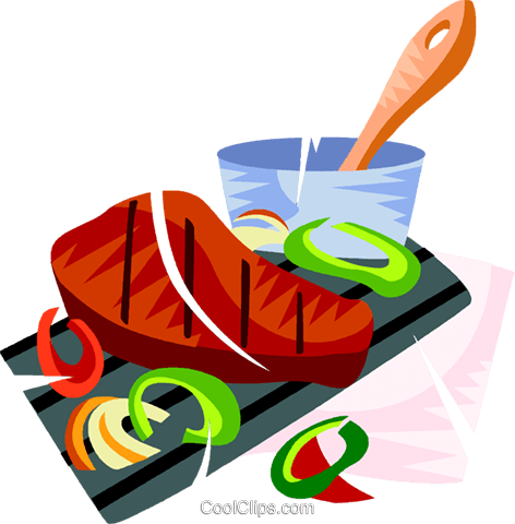 Churrasco, Brazilian Barbecue Royalty Free Vector Clip - Steak Clip Art (472x480), Png Download