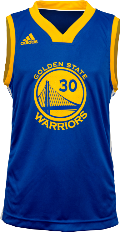 Adidas Golden State Warriors Stephen Curry Youth Road - Golden State Warriors (740x740), Png Download