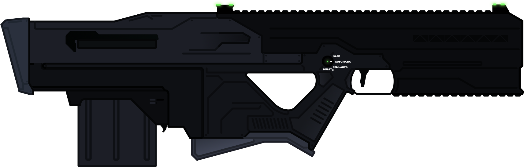 Assault Rifle With Similar Stats To Ray Rifle Tcorr, - Plasma (1800x798), Png Download