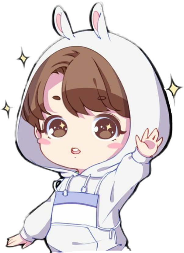 Kooki Bts Armys Chibi Kawaii Lagalleta Junkook - Kawaii Imagenes De Bts (603x830), Png Download