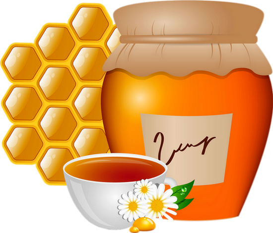 Miel Png (550x470), Png Download