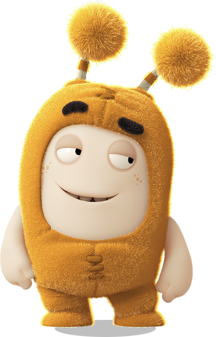 Jaune Cumple Niño, Infantes, Arte De Papel, Aniversarios, - Oddbods Slick (442x689), Png Download