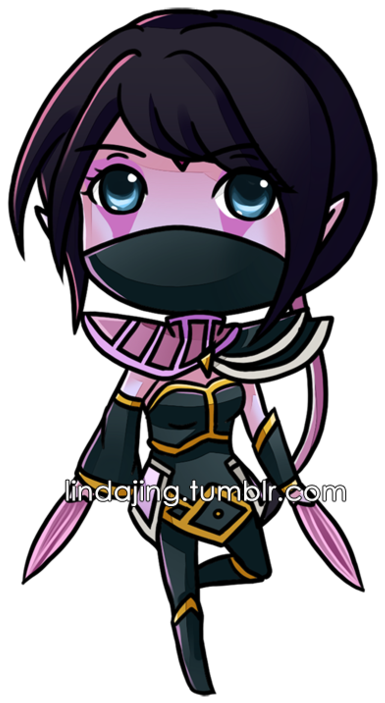 Valour - Dota 2 Chibi Templar Assassin (431x750), Png Download