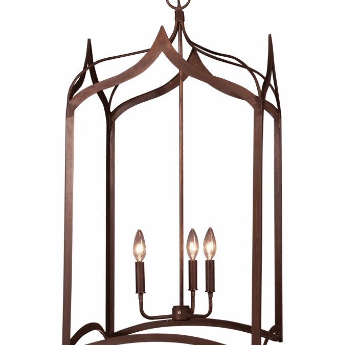 Gothic Cage - Chandelier (700x675), Png Download