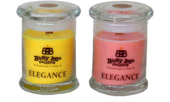 Mistletoe Small Elegance Candle - Busy Bee Candles Elegance Soy Candle In Glass Medium (600x600), Png Download