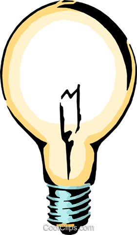 Light Bulb - Light Bulb Clip Art (281x480), Png Download