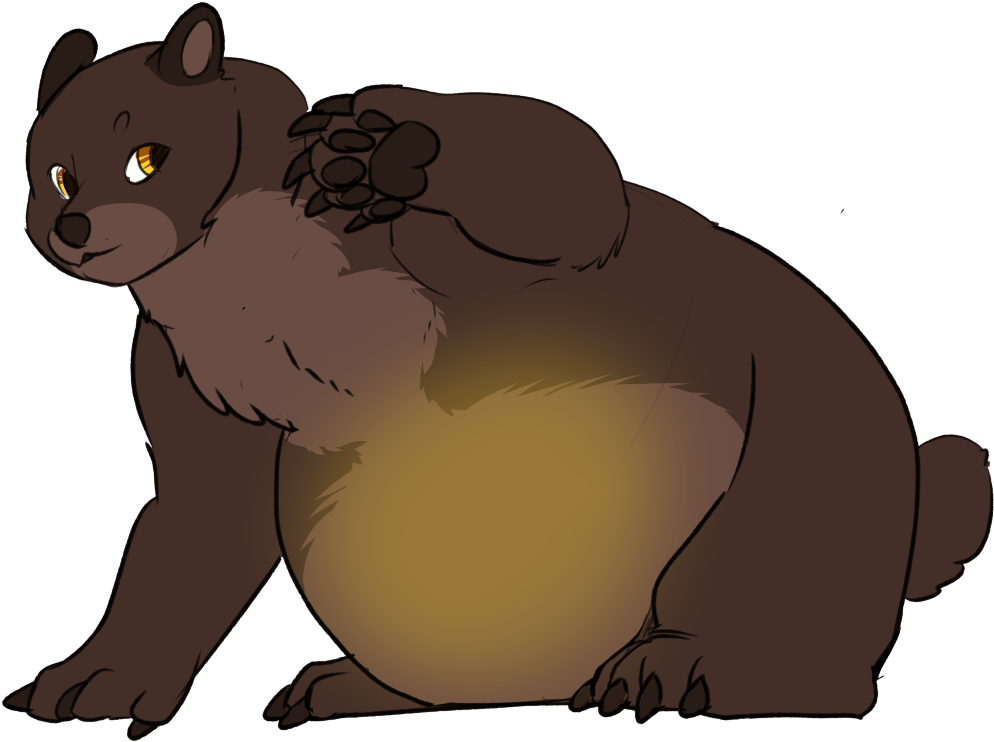 Miel The Bear~ Full Fur ~by Chillyphillix - Cartoon (1280x853), Png Download
