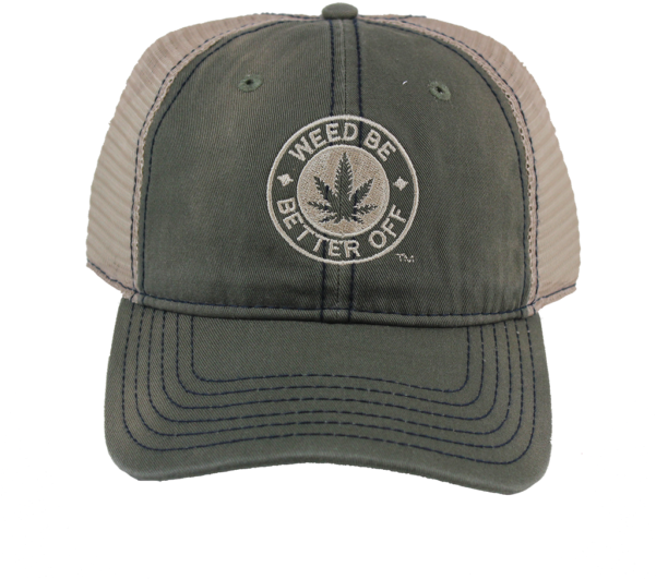 Trucker Cap Olive Green Mesh Back - Baseball Cap (600x600), Png Download