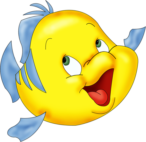 14 Disney Princess Ariel, Scrapbooking - Ariel Fish Png (500x487), Png Download
