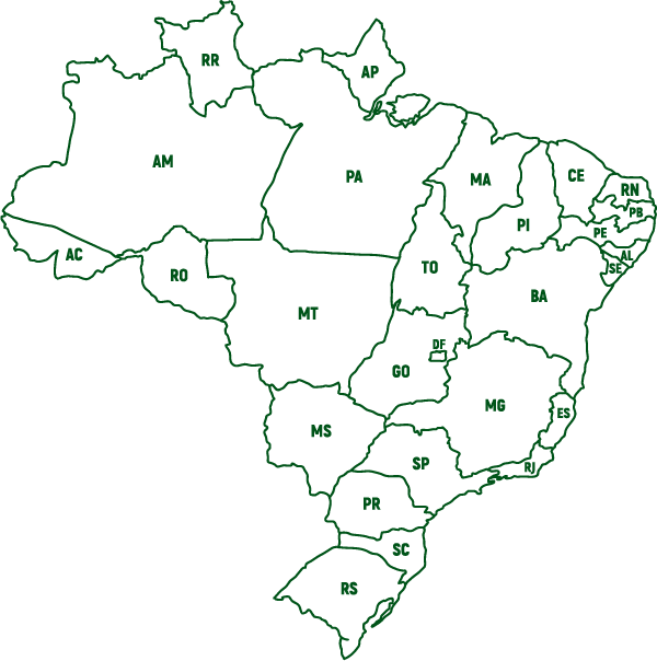 Mapa Do Brasil (600x604), Png Download
