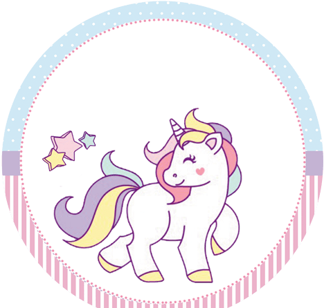 Stickers De Unicornio Para Imprimir (500x445), Png Download