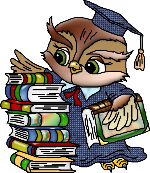 Owl Cartoon Image 20 - Cute Owl Cartoon Teacher (600x600), Png Download