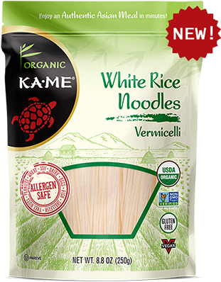 Organic White Rice Noodles Vermicelli - Ka Me Stir-fry Mushrooms - 12 Can, 15 Oz Each (400x416), Png Download