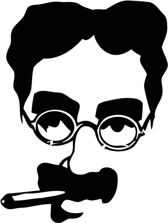 Groucho Marx - Groucho Marxism Tshirt (1920x750), Png Download