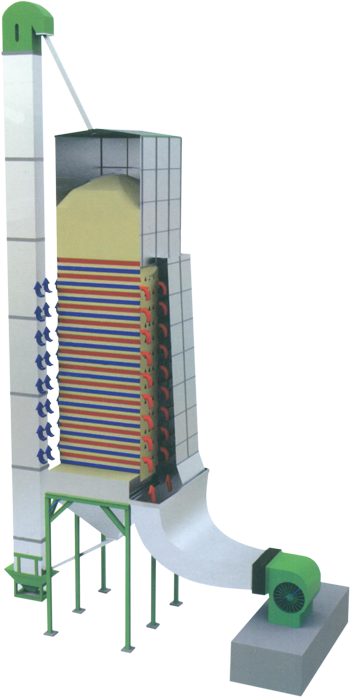 Elevators - Paddy Dryer (350x697), Png Download