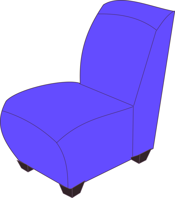 All Photo Png Clipart - Blue Chair Clipart (663x750), Png Download