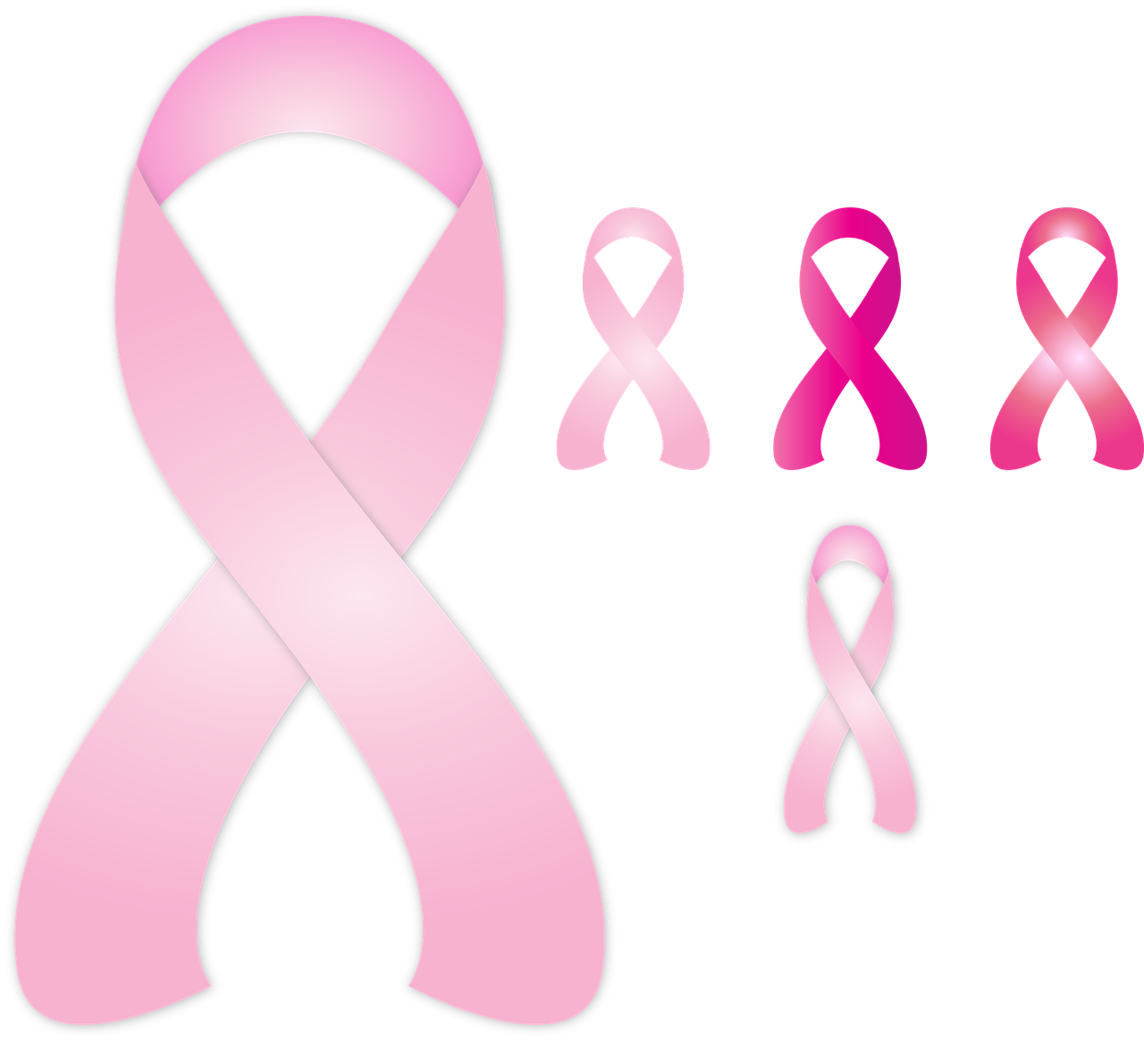 Pink Ribbon 1751875 1280 - Breast Cancer Month 2017 (1280x1166), Png Download