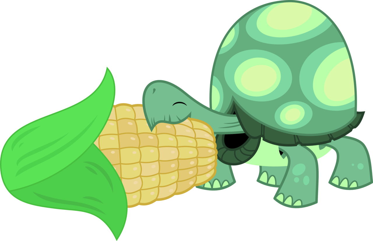 Porygon2z, Corn, Eating, Food, Safe, Simple Background, - My Little Pony Tank (1280x827), Png Download