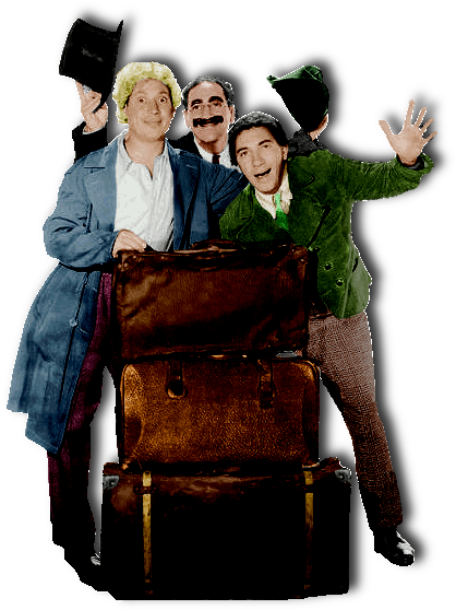 Die Marx Brothers [book] (469x564), Png Download