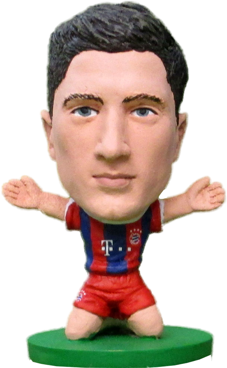 Bayern Munich Robert Lewandowski - Soccerstarz Lewandowski (907x1304), Png Download