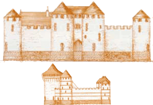 Sketches Of The Future Castle Of Guédelon, According - Castle (600x339), Png Download