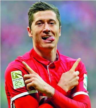 Robert Lewandowski - - United States Of America (667x375), Png Download