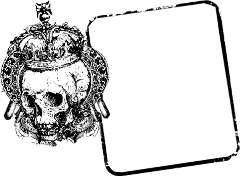 Share This Image - Skull Vector Free (817x600), Png Download