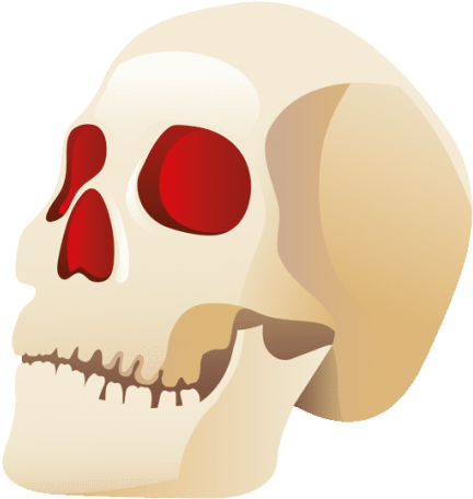 Free Png Skulls Png Images Transparent - Skull Clip Art (480x508), Png Download