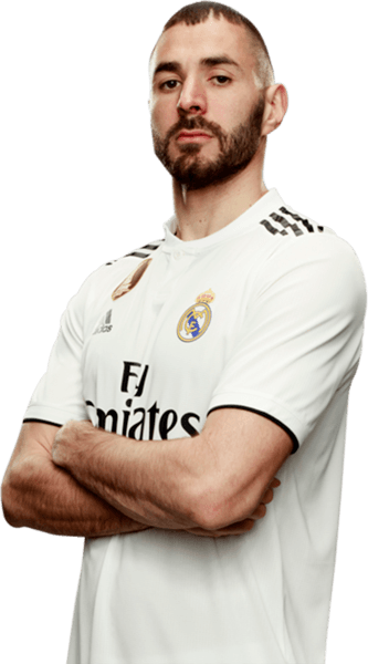 Robert Lewandowski - Benzema 2019 Png (333x600), Png Download