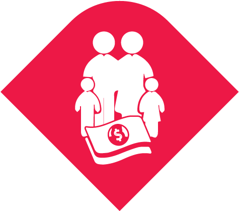 Investment Family Icons - Emblem (500x449), Png Download