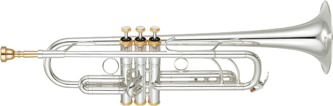 Trompeta Yamaha 25th - Yamaha Xeno Ytr-8335rs Bb Trumpet (660x210), Png Download