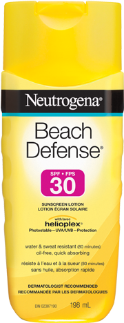 Neutrogena® Beach Defense® Sunscreen Lotion Spf - Neutrogena Sunscreen Beach Defense Sunblock Stick Spf (483x485), Png Download