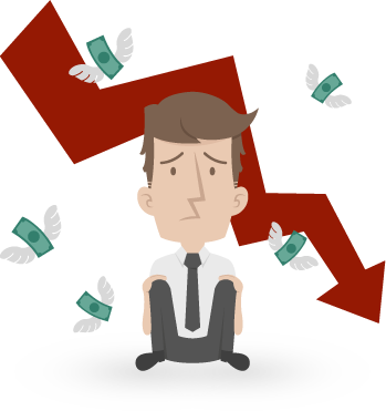 99% Of People Who Invest In Forex Lose Money - Lose Money (349x371), Png Download